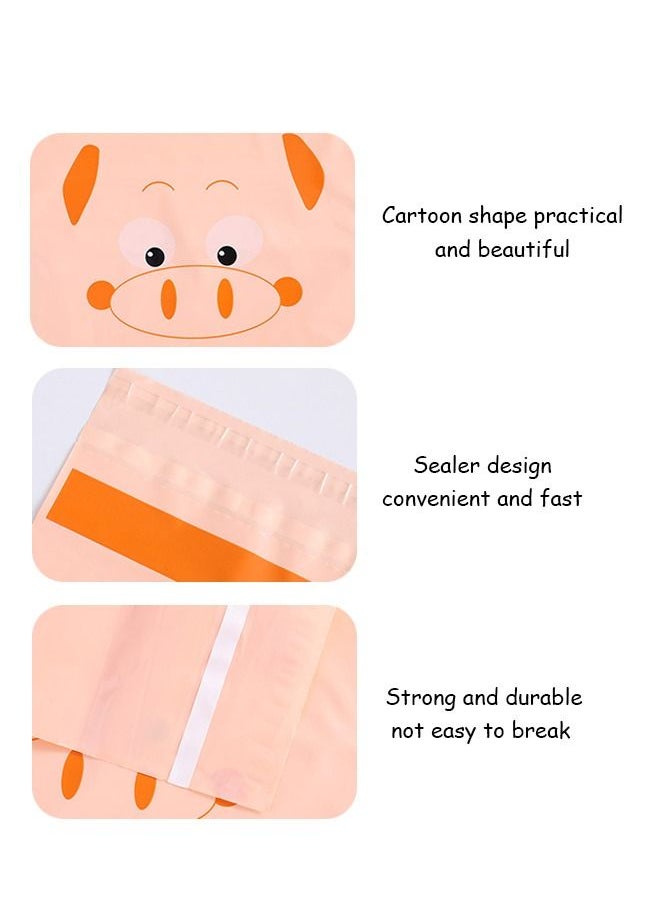 Generic - 30Pcs Disposable Cartoon Car Trash Bag, Portable Sealable Durable Thickening PEVA Waterproof Leak Proof Vomit Bag, Camping Kitchen Office Storage Bag (Blue+Orange) - Image 1