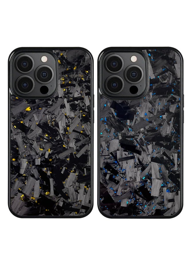 For Iphone 15promax Carbon Fiber 16Pro Mobile Phone Case 14Plus Protective Case For Iphone12 Case 11 13-Color:☆Large Pattern Black Without Magnet-Applicable Models:For Iphone 16 Pro