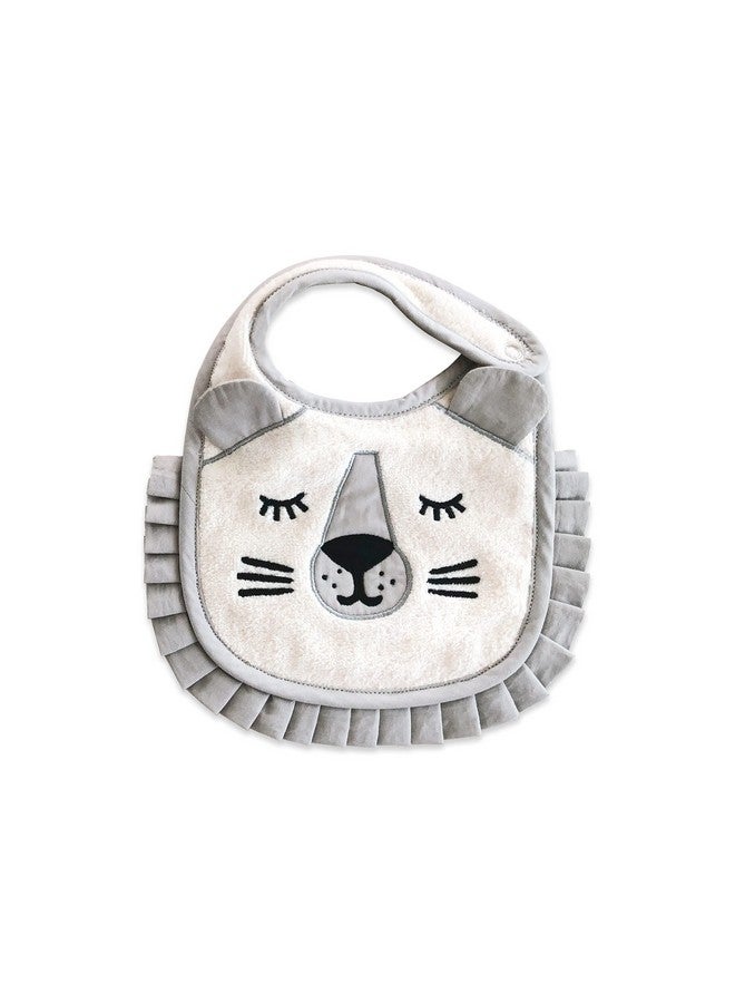 Masilo 100% Soft Towelling Cotton Burping Cloth & Bib For Newborn Baby-Absorbent & Soft Bib For Babies, (1 X Burp Cloth) - Lion - Image 1