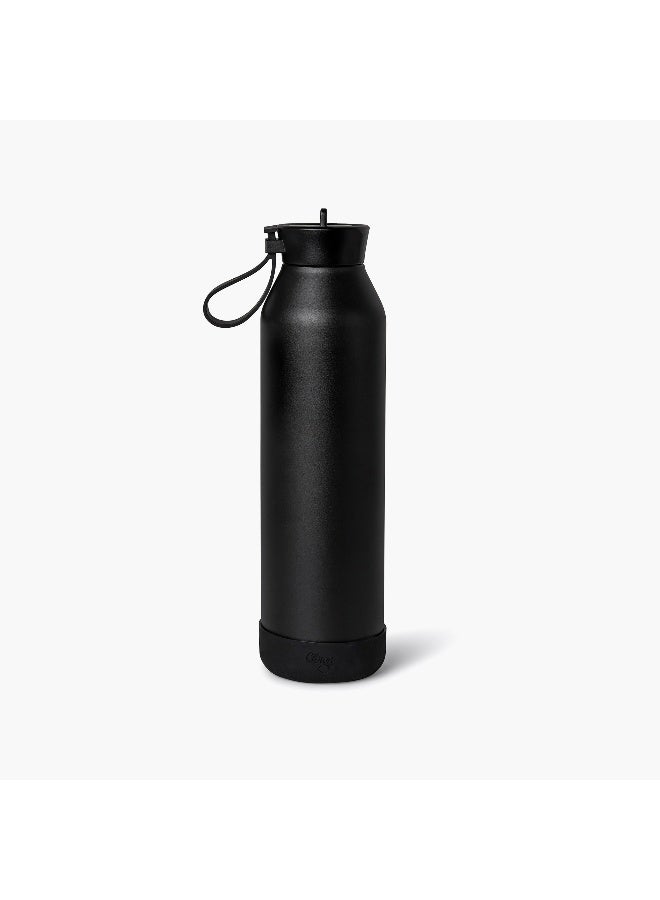Citron Water Bottle-750Ml-Cylinder (304 Stainless Steel) Black \ 7X26.7 - Image 3