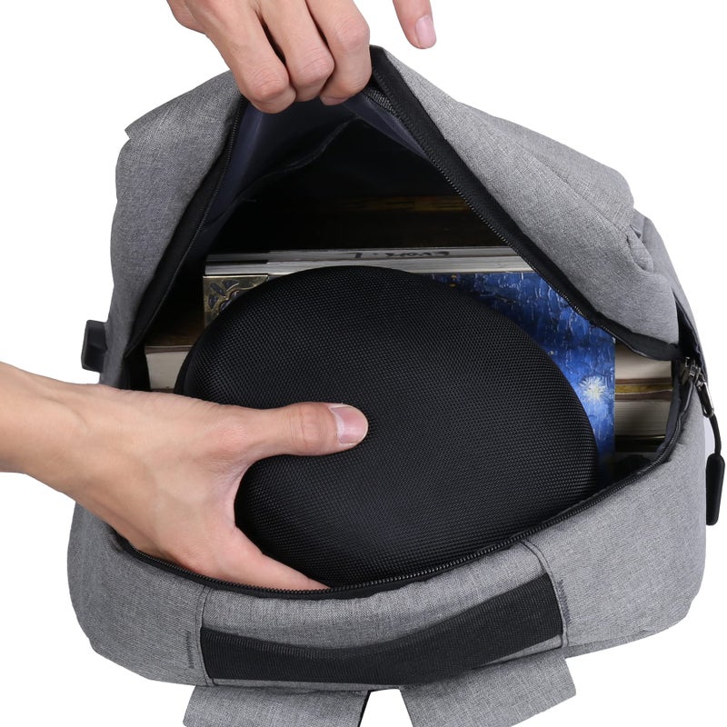 Khanka Hard Carrying Case Replacement for Anker Soundcore Life Q20+ / Q20 Hybrid Active Noise Cancelling Headphones, Case Only - Image 5