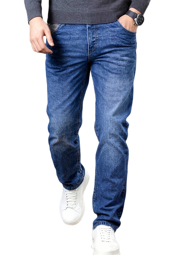 Wear Light Business Clothes on Your Body: the Micro Elastic Blue Fabric Does Not Stuffy Your Body, the Slim Cut Does Not Wrap Your Legs, Commuting, Dating, Shopping, All in One! - Image 1