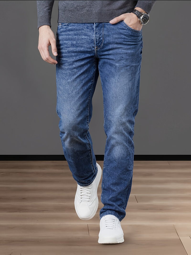Wear Light Business Clothes on Your Body: the Micro Elastic Blue Fabric Does Not Stuffy Your Body, the Slim Cut Does Not Wrap Your Legs, Commuting, Dating, Shopping, All in One! - Image 4