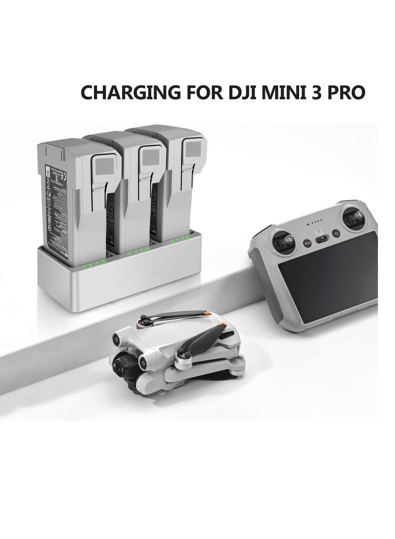 SYOSI Battery Charging Hub for DJI Mini 3 Pro/Mini 3, Mini 3 Pro Two-Way Charging Hub for DJI Mini 3 Pro/Mini 3 Drone Accessory, Charge 3 Batteries - Image 5