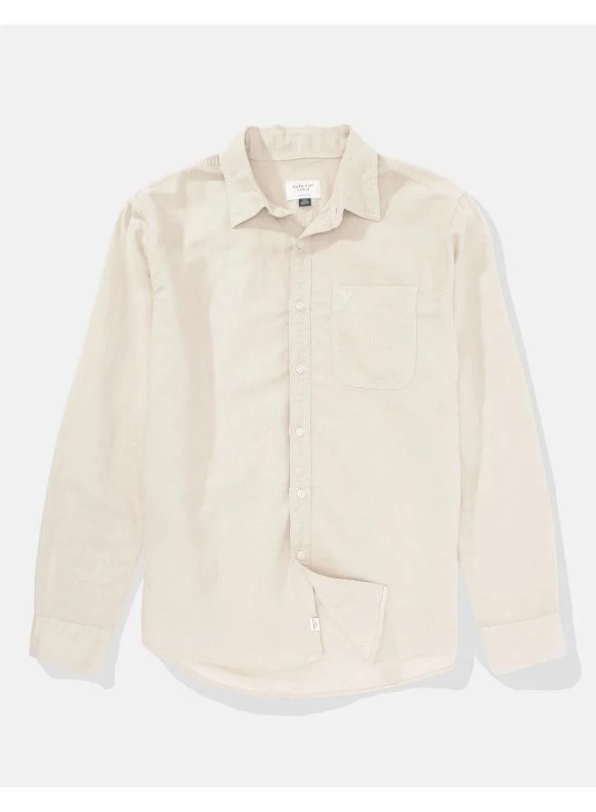 American Eagle Essential Button Up Classic Fit Shirt