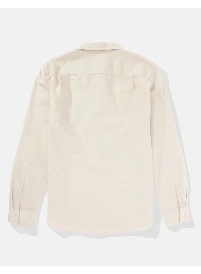 American Eagle Essential Button Up Classic Fit Shirt