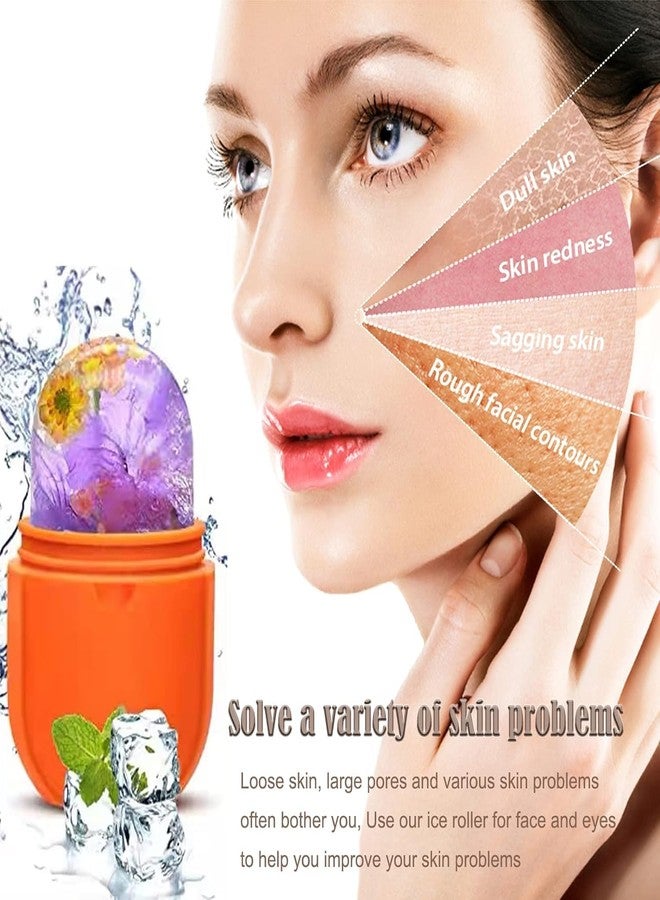 VBA GLOW CUBE Ice Roller For Face Eyes and Neck To Brighten Skin & Enhance Your Natural Glow/Reusable Facial Treatment to Tighten & Tone Skin & De-Puff The Eye Area - Image 4