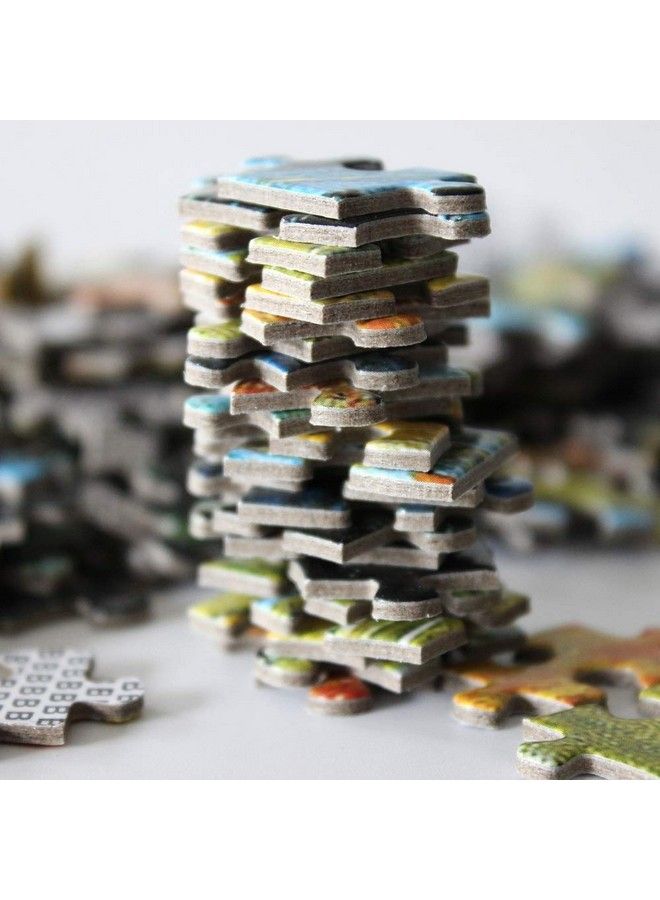 بازل كافيه تراس في الليل بواسطة فنسنت فان جوخ 1000 قطعة ألغاز فنية للبالغين - Image 4