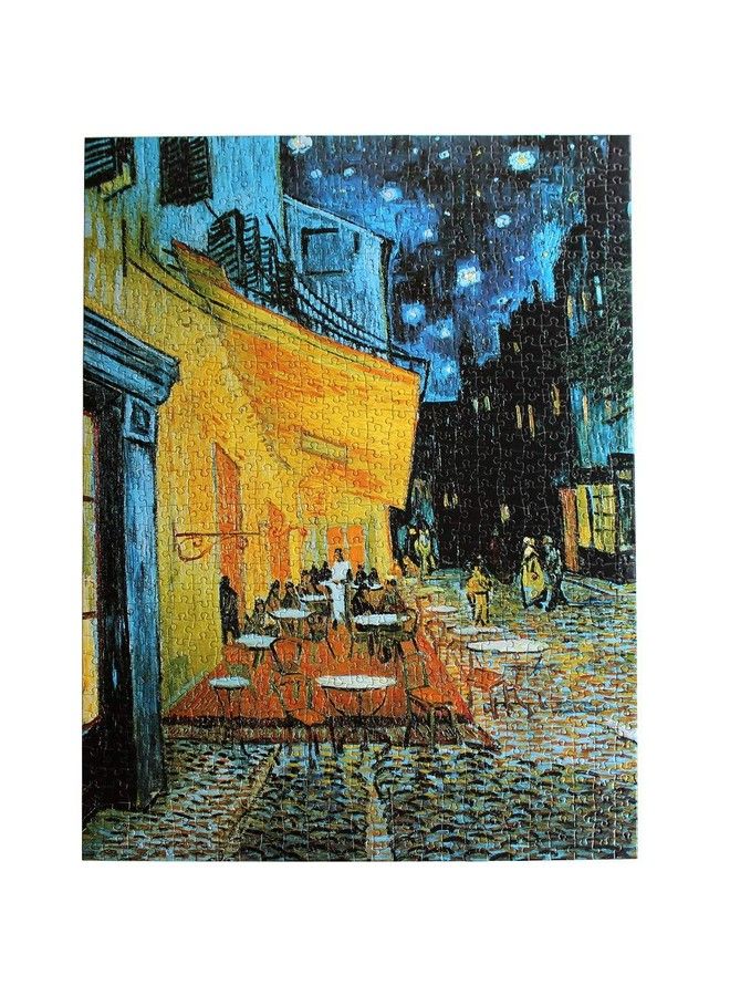 بازل كافيه تراس في الليل بواسطة فنسنت فان جوخ 1000 قطعة ألغاز فنية للبالغين - Image 5
