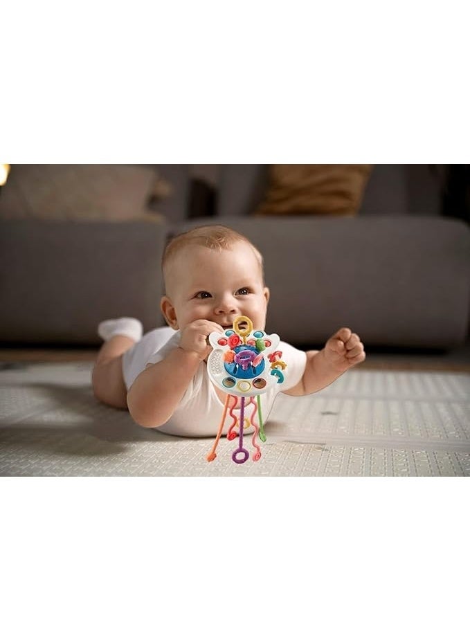 Silicone Montessori Sensory Toys for Babies, Travel Toys for Children 1 Year, Children for Fine Motor Skills, Baby Toys Gift 1 Year Multicolor - Image 5