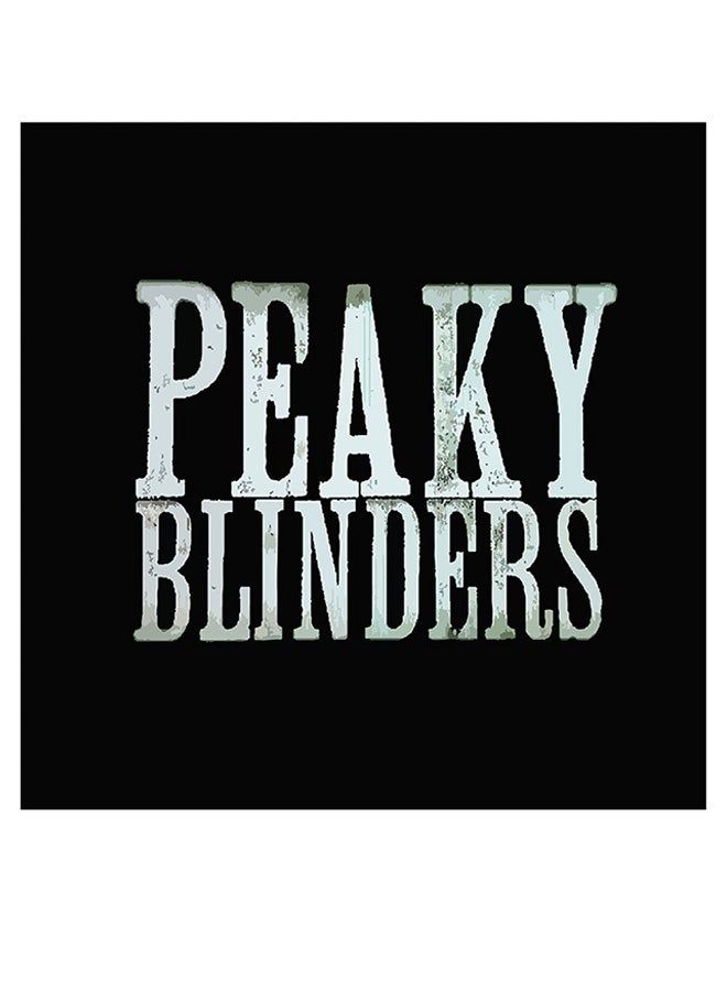 RYN Peaky Blinders Themed Wall Art Black/Grey 30x30cm - Image 2