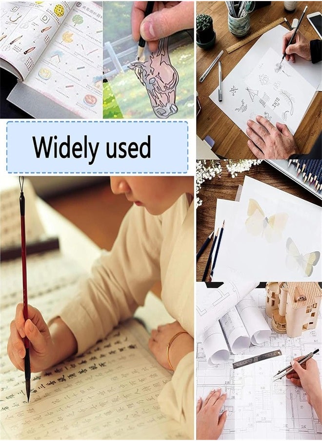 null - Tracing Paper, 250 Sheets A4 Translucent Tracing Paper Clear Paper Trace Paper Calligraphy Transfer Paper Clear Tracing Sheets for Design Sketching Drawing Calligraphy Graphic Scrapbooking - Image 1