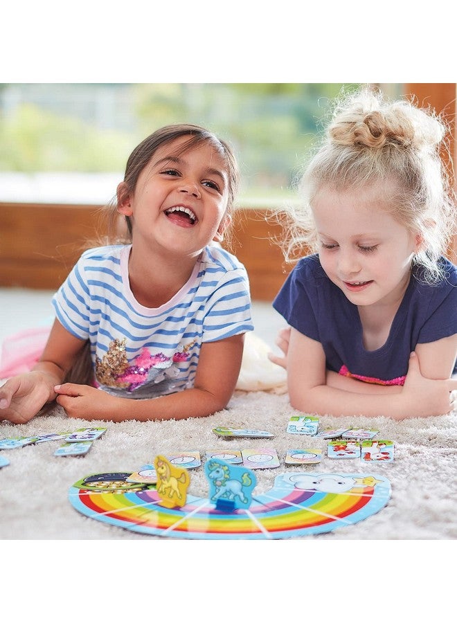 Orchard Toys Moose Games Rainbow Unicorns Game. Race Your Unicorns Over The Rainbow to a Pot of Gold in This Magical, Fun Color-Matching Game! Ages 3+ for 2-4 Players - Image 4