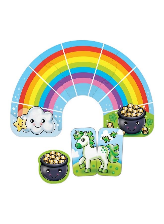 Orchard Toys Moose Games Rainbow Unicorns Game. Race Your Unicorns Over The Rainbow to a Pot of Gold in This Magical, Fun Color-Matching Game! Ages 3+ for 2-4 Players - Image 5