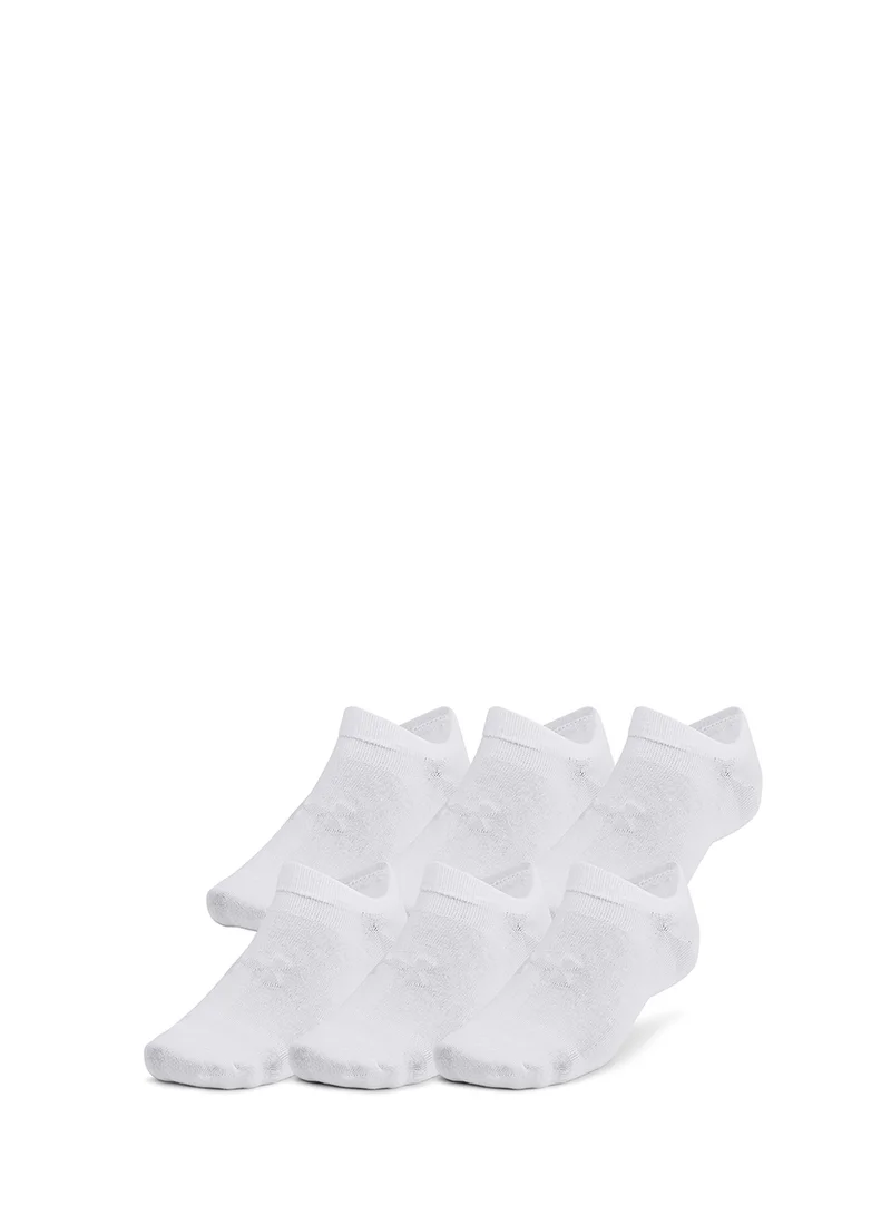 UNDER ARMOUR 6 Pack Essential No-Show Socks