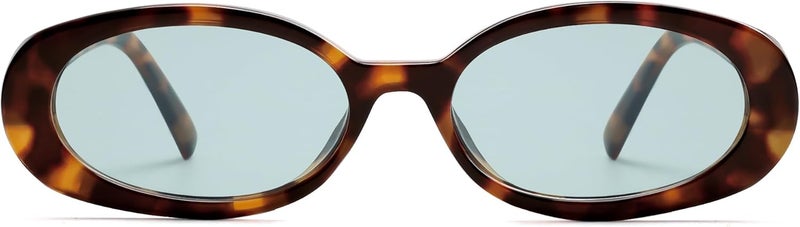 VANLINKER Polarized Retro Oval Sunglasses for Women and Men Small 90s Style VL9580 - Image 2