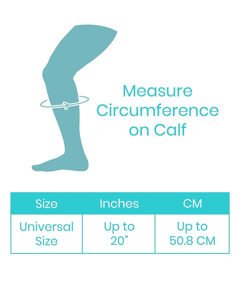 Vive Calf Brace  Adjustable Shin Splint Support  Lower Leg Compression Wrap Increases Circulation Reduces Muscle Swelling  Calf Sleeve for Men and Women  Pain Relief Black - Image 4