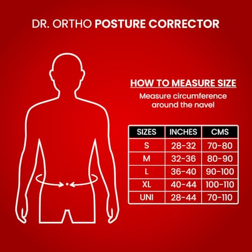 Dr. Ortho Posture Corrector Belt For Back & Shoulder, Back Support Belt For Men & Women, Back Straightener Brace For Spine & Body Posture Correction (Large) - Image 5