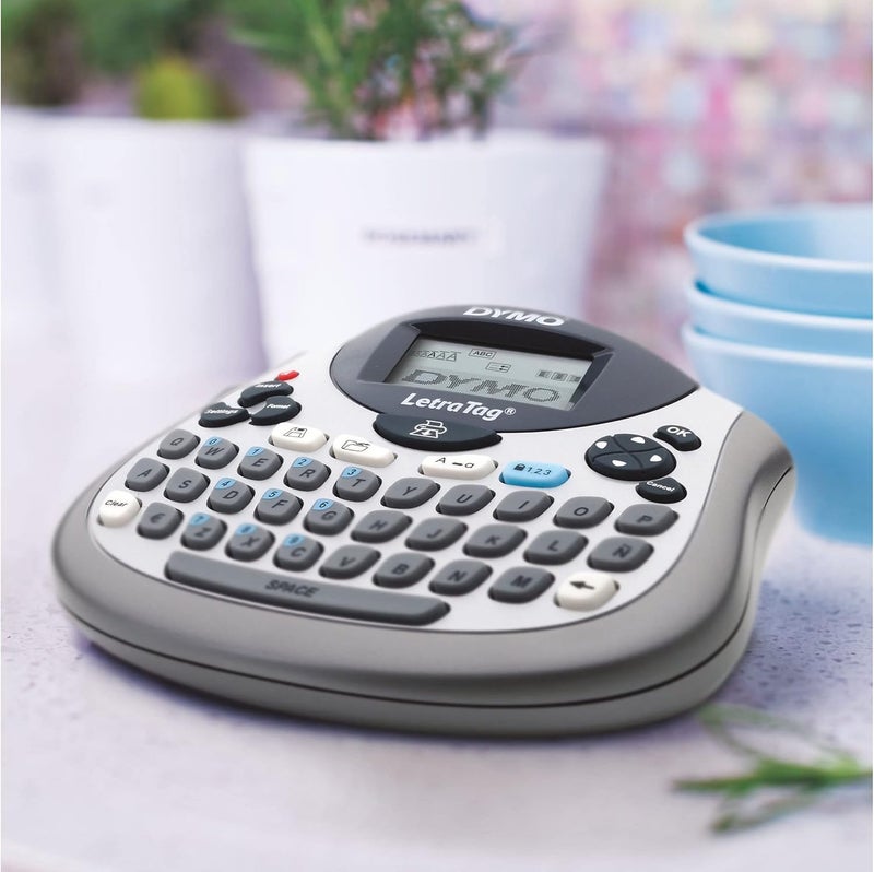 Dymo دييمو ليترا تاج LT-100T جهاز لصق العلامات المحمول بلوحة مفاتيح QWERTY - فضي - Image 4