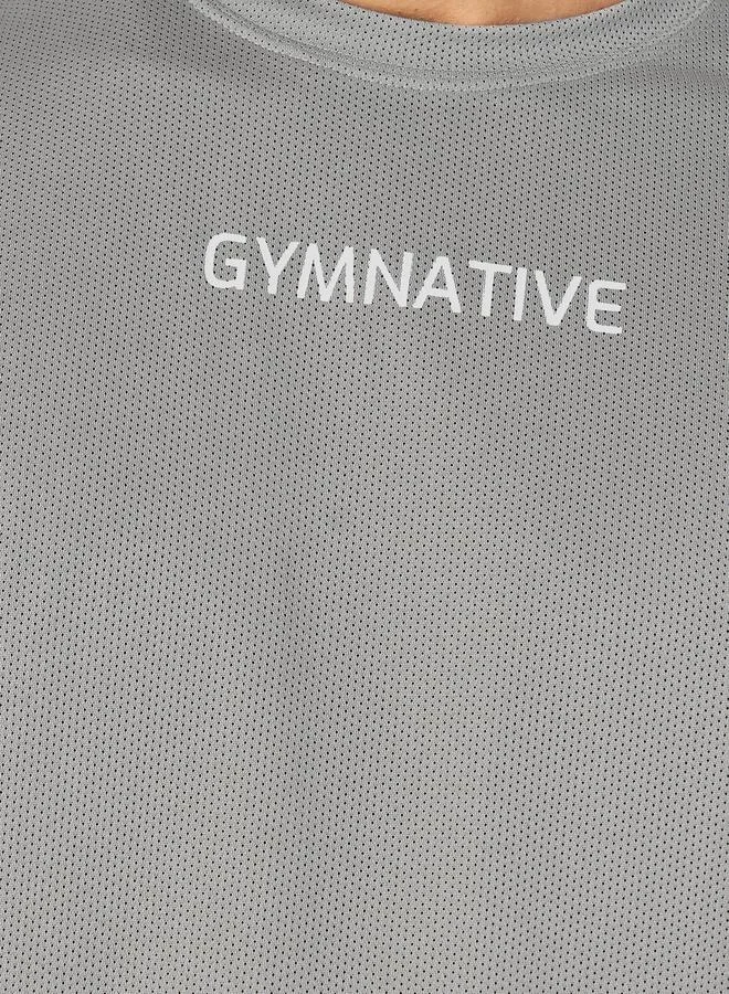Styli Active Slogan Print Ultra Lightweight Workout Oversized T-Shirt