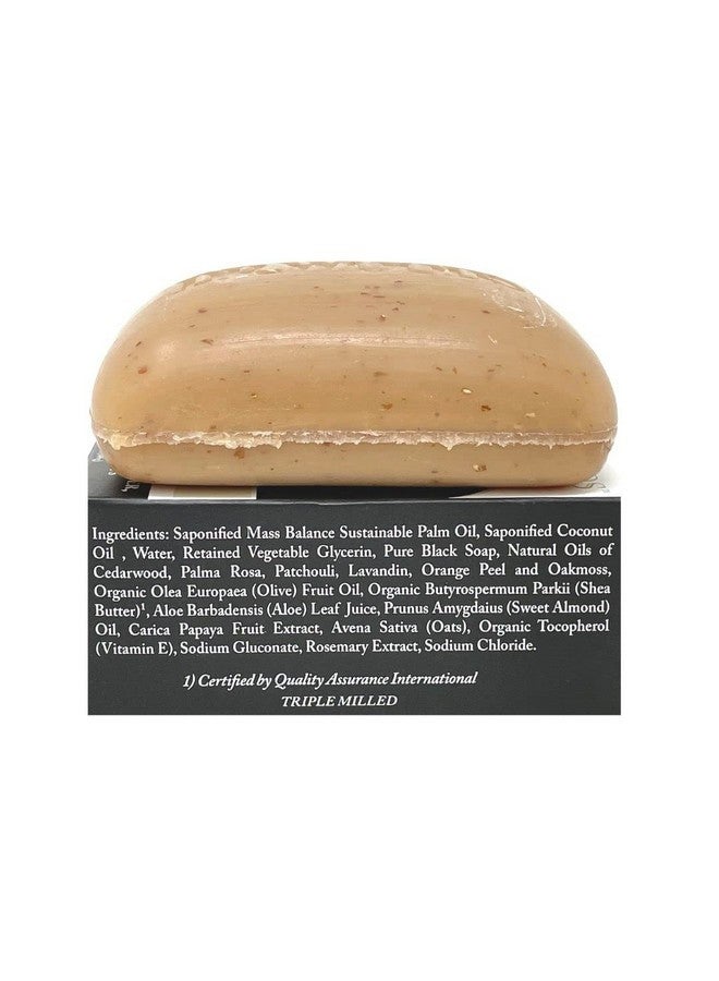 د.وودز صابونة دكتور وودز الخام السوداء لتقشير الجسم بزبدة الشيا العضوية، 5.25 أونصة (عبوة من 3 قطع) - Image 3