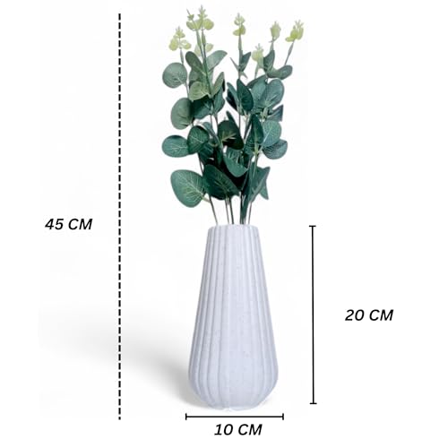 Flora Planet Artificial Flowers Bunch with Pot – 45cm Height | Artificial Plants with Pot for Stylish Home Decor | Flower Vase Fillers with Plastic Flowers | Ideal Flowers for Vase Decoration - Image 3
