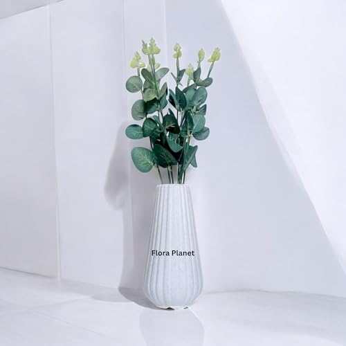 Flora Planet Artificial Flowers Bunch with Pot – 45cm Height | Artificial Plants with Pot for Stylish Home Decor | Flower Vase Fillers with Plastic Flowers | Ideal Flowers for Vase Decoration - Image 1