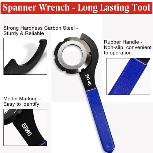 GallopMax 4Pcs Universal Coilover Spanner Wrench Set, Shock Wrench Adjustable Spanners for Most Car and Motorcycle Coil Over Shock Adjustments - Image 2
