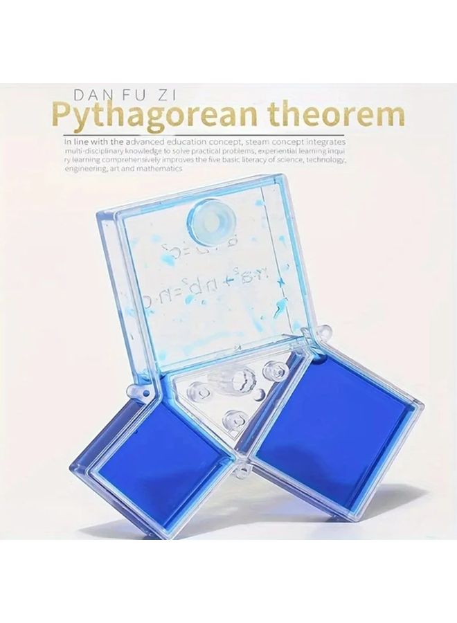 Variant Color Pythagorean Theorem Demonstration Kit PVC Math Tool for Right Triangle Proof - Image 1