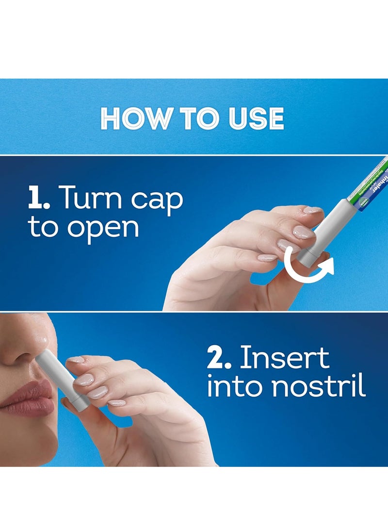 Vicks Camphor With Menthol Inhaler Stick Clears Nose And Eases Breathing Also Helps Relieves The Symptoms Of Blocked Nostrils 1 ML  - Image 3