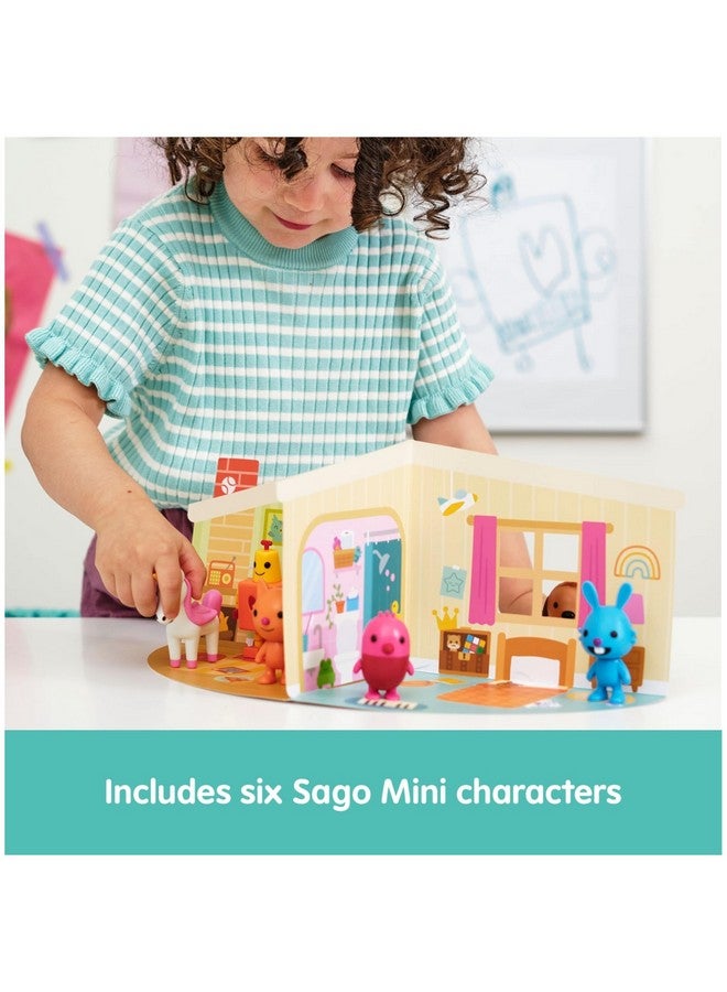 Sago Mini, Figurine Pack with 6 Toy Figures and Folding Playhouse, Kids Toys for Boys & Girls Ages 3 and up - Image 5