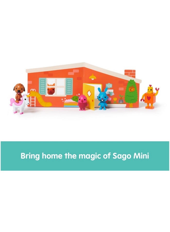 Sago Mini, Figurine Pack with 6 Toy Figures and Folding Playhouse, Kids Toys for Boys & Girls Ages 3 and up - Image 3