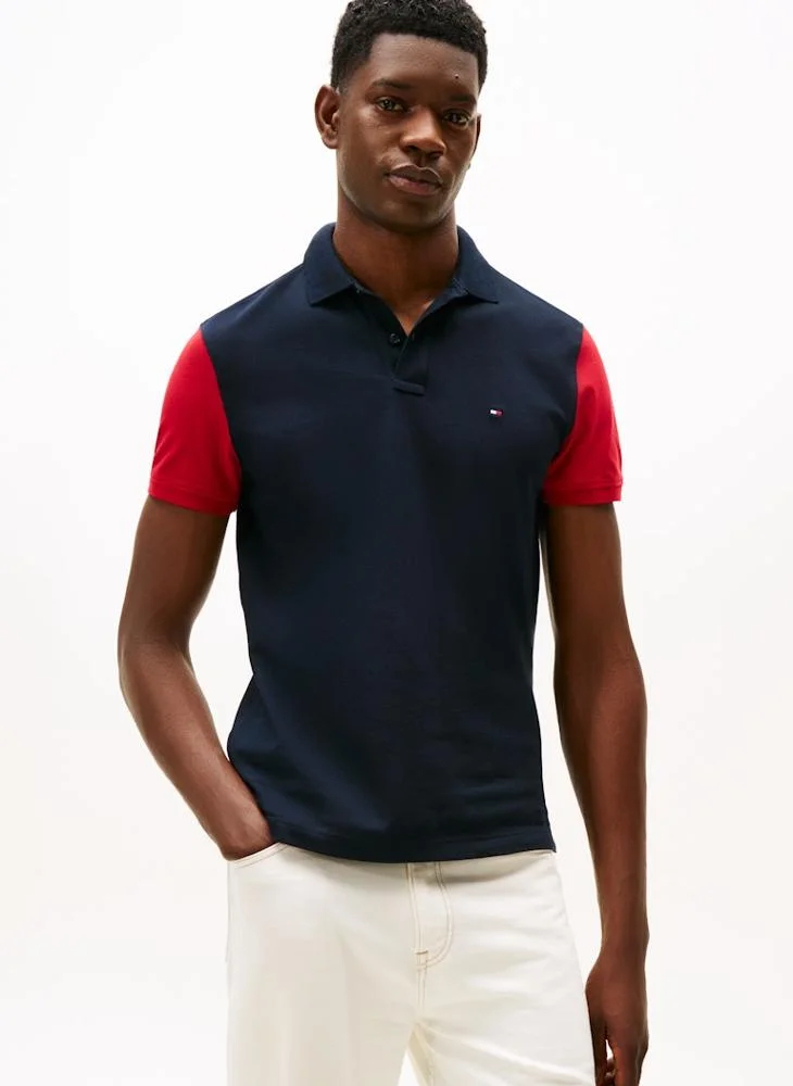 Logo colorblock Polo
