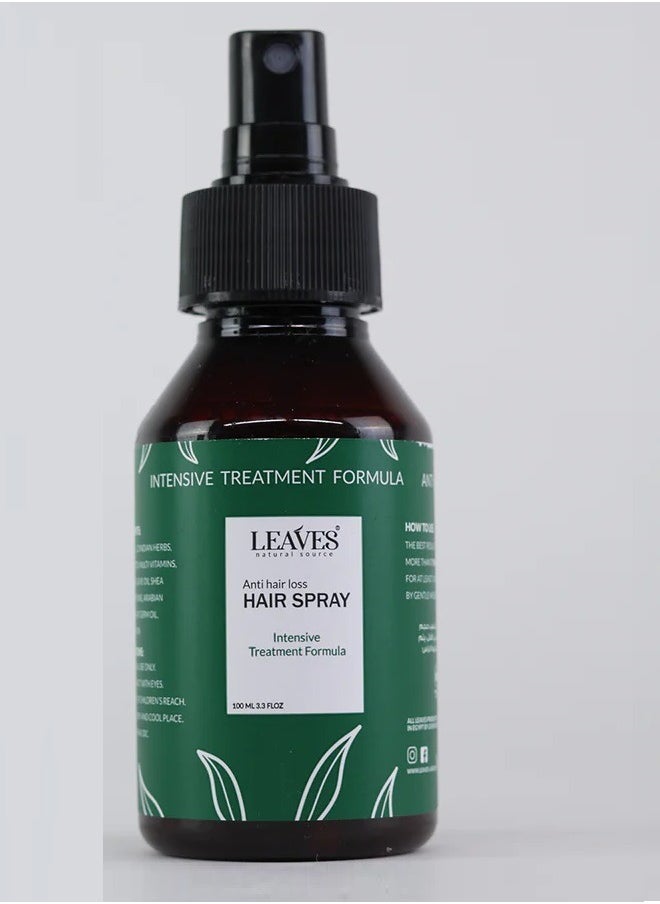 LEAVES Anti Hair Loss Hair Spray - 100ML  - Image 2