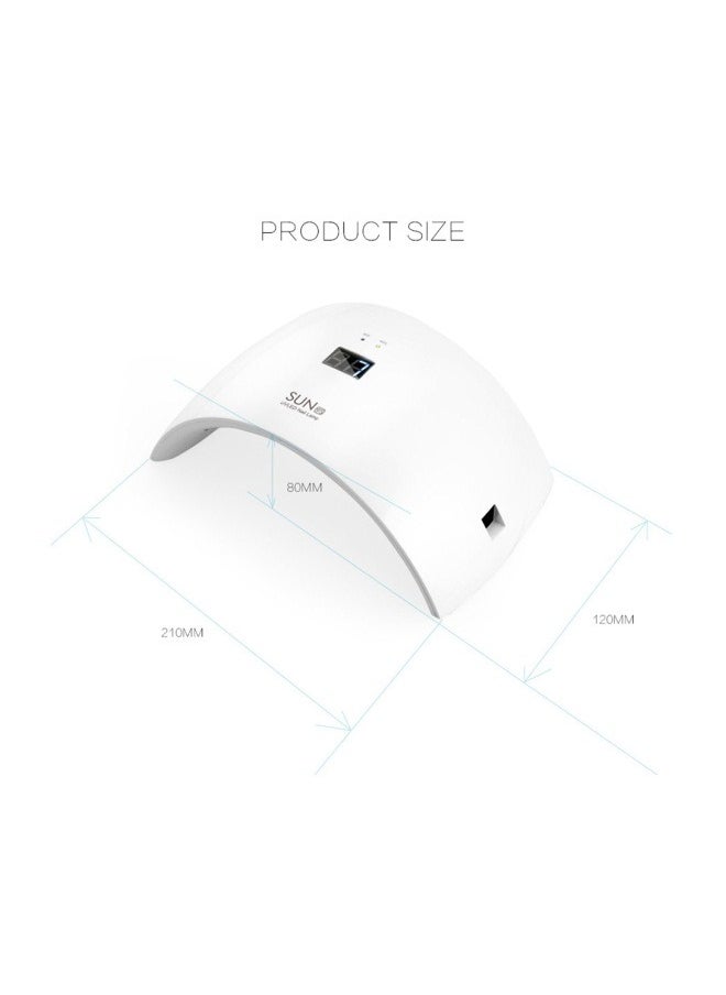 Sun UV LED Lamp Nail Dryer White 9S  - Image 2