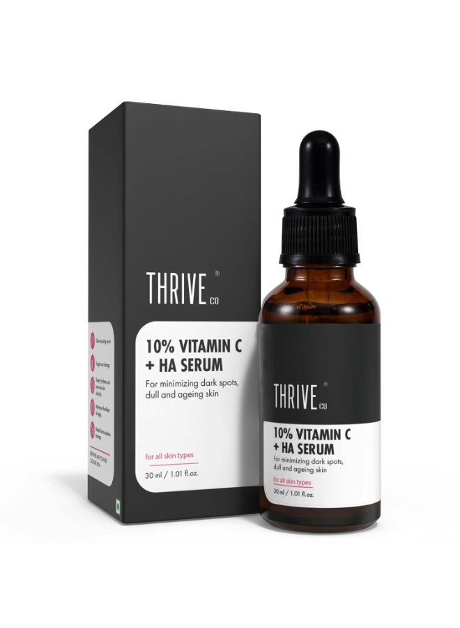 ThriveCo Clear Skin Trio |10% Niacinamide & 1% Zinc PCA Serum(30ml) + 10% Vitamin C & Hyaluronic Acid Serum(30ml) + 2% Salicylic Acid Serum(30ml) |Fades Acne, Dark Spots & Gives Bright Glow - Image 2