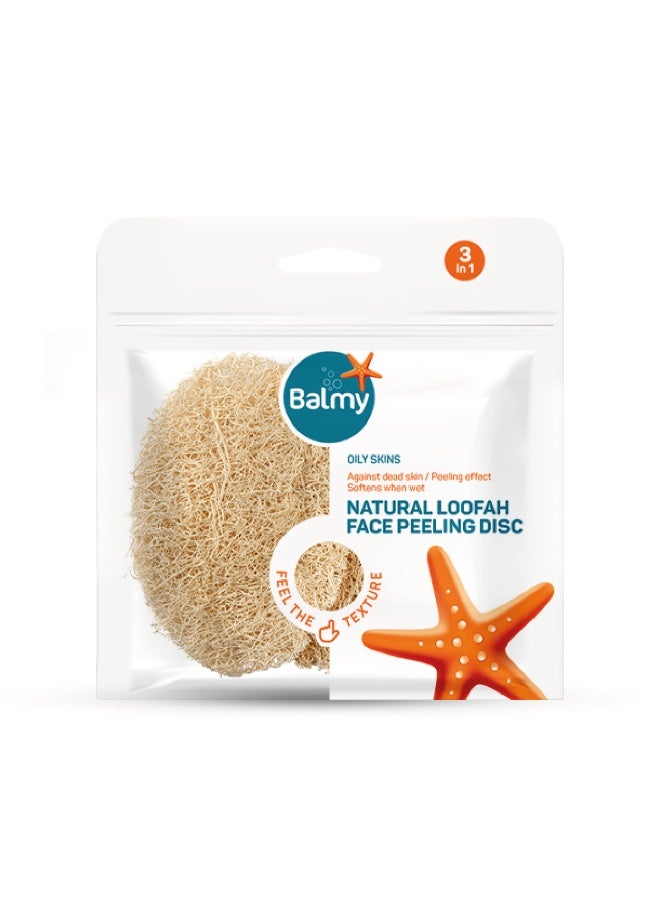 Balmy Natural Loofah Face Peeling Disc (3 in 1)