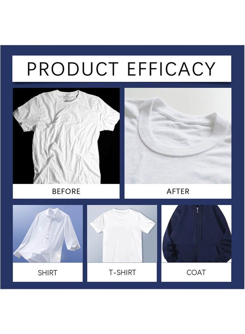 Jakehoe مزيل التجاعيد، مزيل للكهرباء الساكنة، مساعد كي الملابس مثالي للمساكن الجامعية، المنازل، السفر، العطلات الشاطئية، الخريف، الصيف، وأكثر من ذلك (100 مل) - Image 2