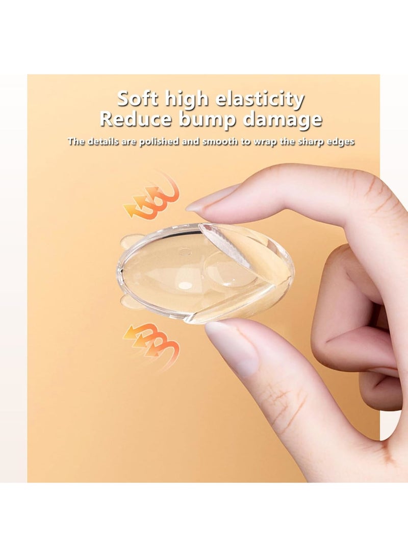 SOLARAE Corner Protectors for Baby, 20 Pack Transparent Edge Protector, Furniture Corner Protectors, Stop Child Head Injuries, Proof Bumper & Cushion for Sharp Corners, Clear - Image 3