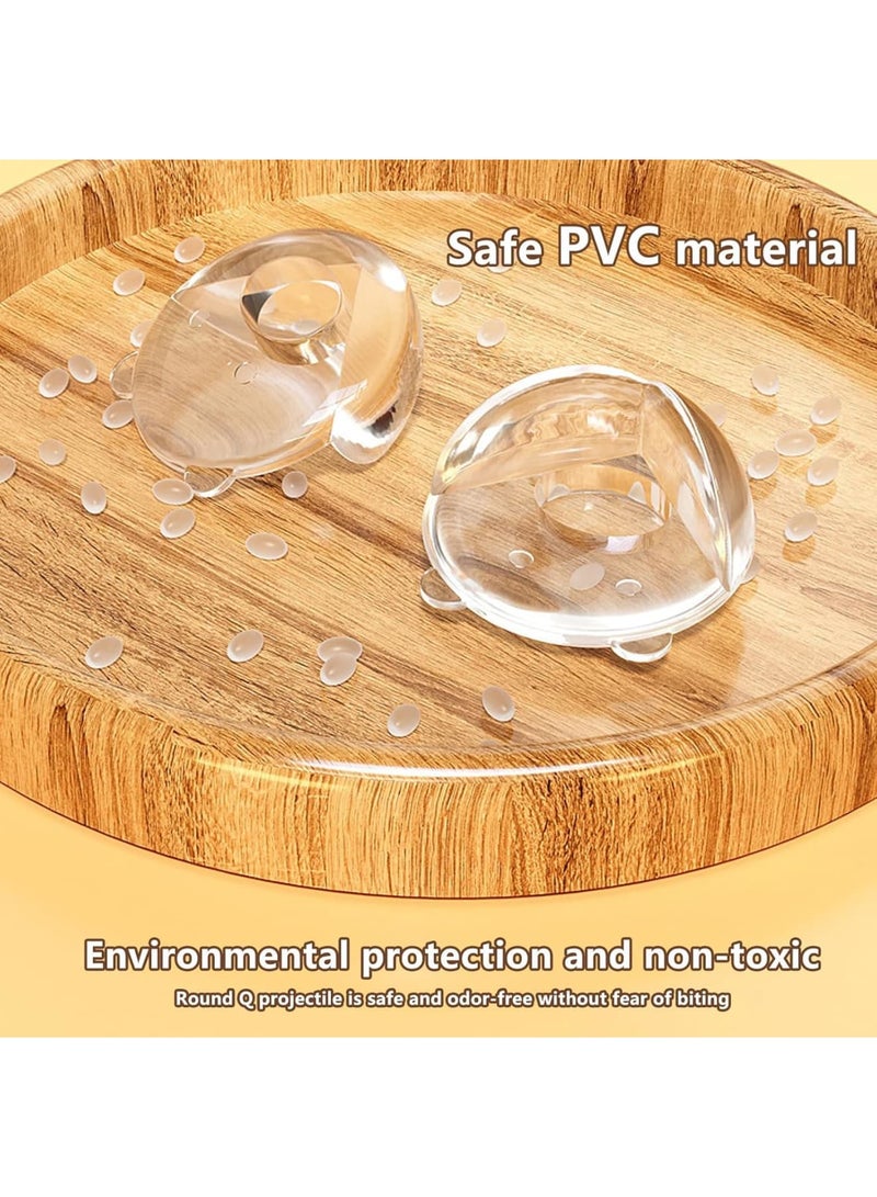SOLARAE Corner Protectors for Baby, 20 Pack Transparent Edge Protector, Furniture Corner Protectors, Stop Child Head Injuries, Proof Bumper & Cushion for Sharp Corners, Clear - Image 4
