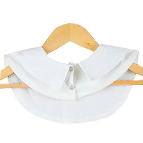 Joyci Girls Peter Pan Detachable Fake Collar Half Blouse Dickey Doll Collar (b White) - Image 2