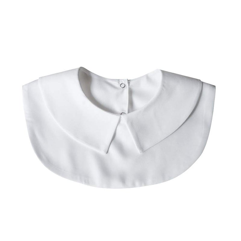 Joyci Girls Peter Pan Detachable Fake Collar Half Blouse Dickey Doll Collar (b White) - Image 4