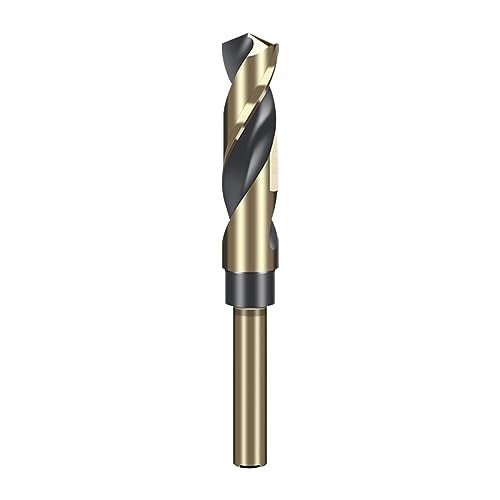 LEPEVNEY 14mm Reduced Shank Twist Drill Bit with 1/2 Inch Shank for Stainless Steel Aluminum Alloy Metal Copper Plastic Wood, Made of High Speed Steel 4341, Ideal for Drilling Steel Plate - Image 1