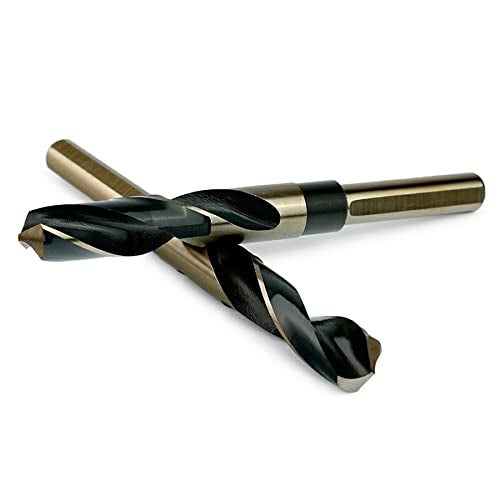LEPEVNEY 14mm Reduced Shank Twist Drill Bit with 1/2 Inch Shank for Stainless Steel Aluminum Alloy Metal Copper Plastic Wood, Made of High Speed Steel 4341, Ideal for Drilling Steel Plate - Image 4