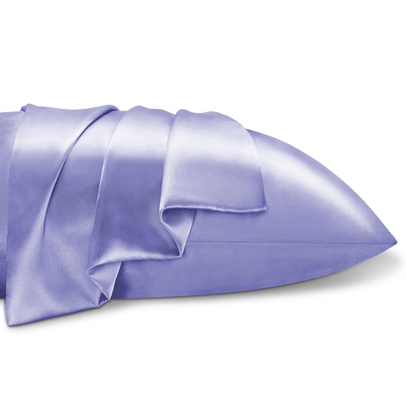BEDELITE Satin Pillowcase for Hair and Skin  Super Soft and Cooling Similar to Silk Pillow Cases 2 Pack with Envelope Closure  Gift for Women Men(20""x26"" Standard Size  Lilac) - Image 4