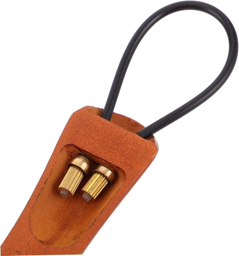 Violin Tailpiece Kit Fine Tuners Tailgut Wood Violin String Adjusters for Repair Practice - Image 2