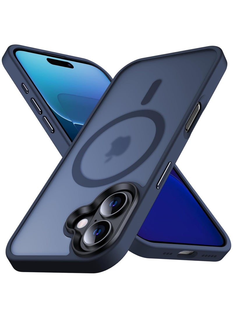 XLogix FrostX for iPhone 16 Case, Frosted Blue - Slim Protective Cover with MagSafe Compatibility | Shockproof & Scratch-Resistant Design, FrostX Series - Image 1