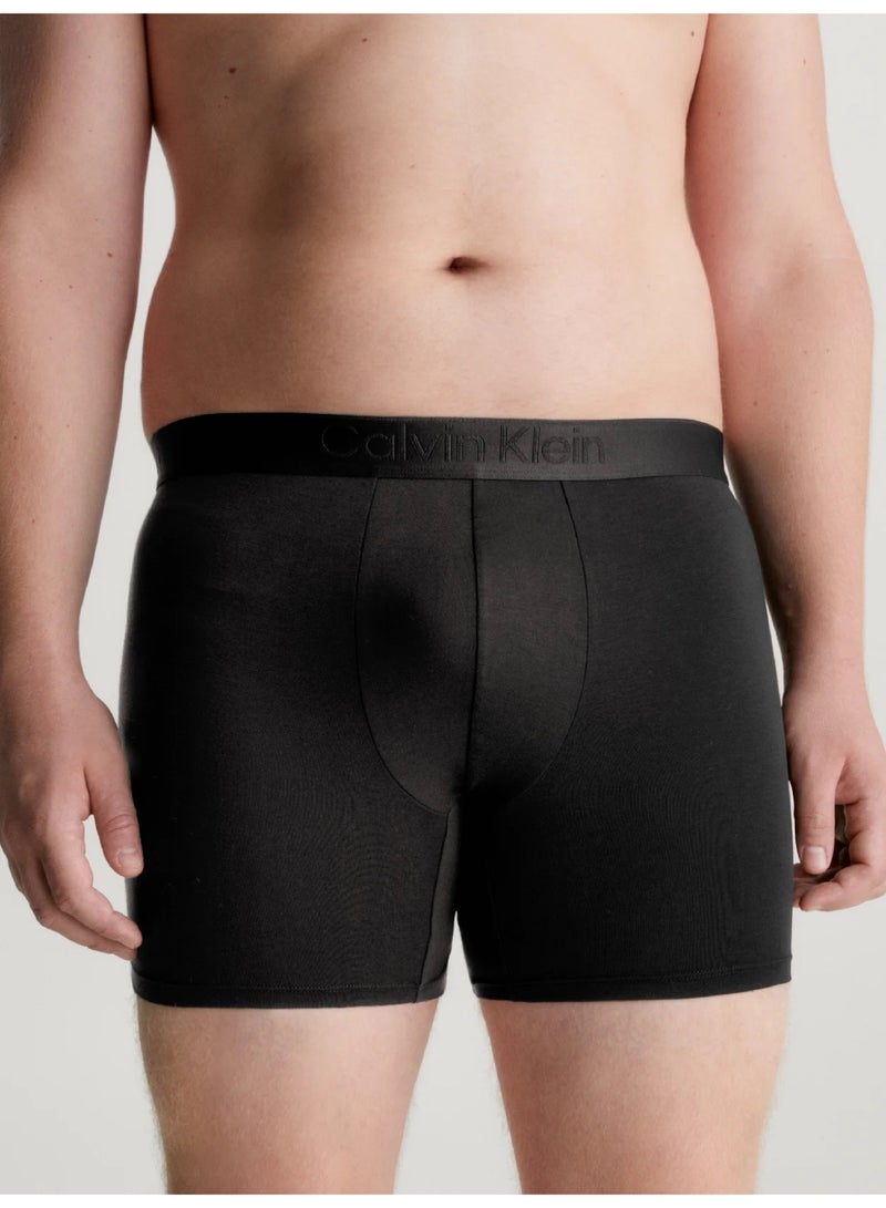 CALVIN KLEIN 3 Pack Boxer Briefs - CK Black - Image 5