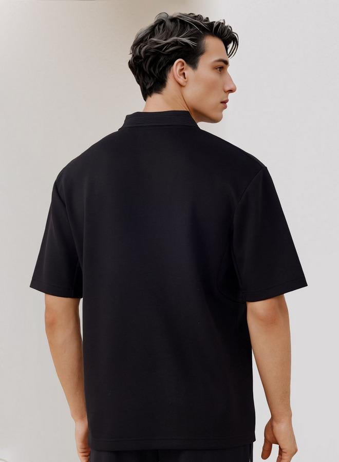 كابا تيشيرت بولو مطرز بشعار كابا - Image 3