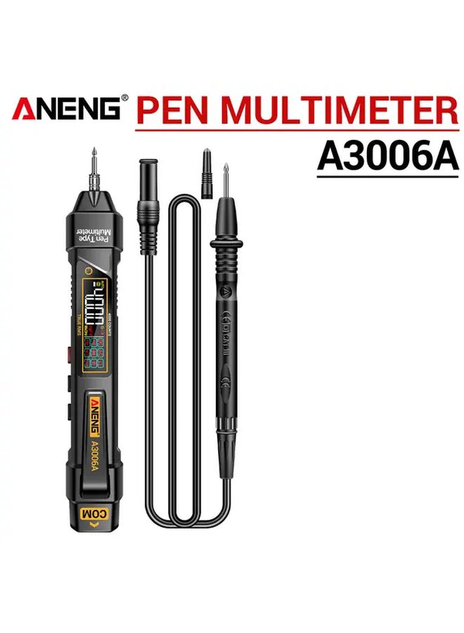 المقياس المتعدد الرقمي ANENG A3006A بعداد 4000، فاحص NCV، الصمام الثنائي، المكثف، الفولت، الأوم، الهرتز - Image 1